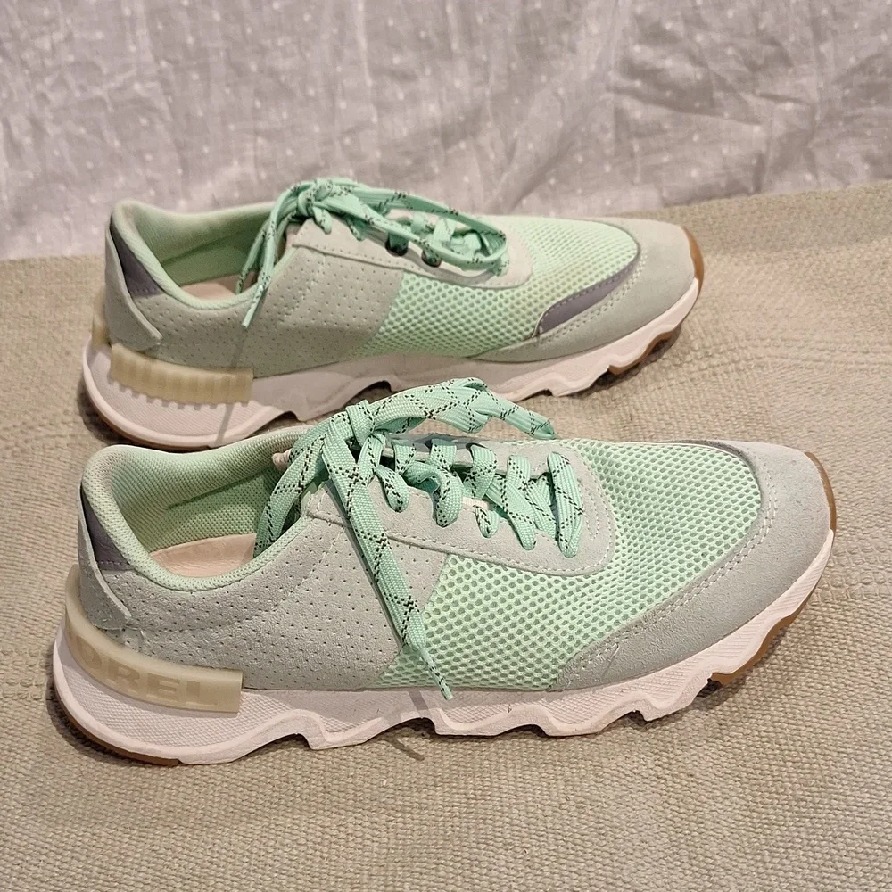 Sorel Kinetic Lite Lace Vivid Mint Style NL3516-399 Size 9.5